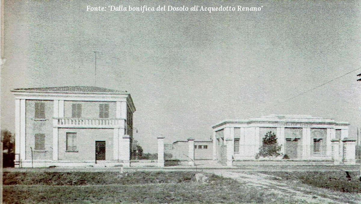 Acquedotto Renano Calderara di Reno Acquedotto Renano negli anni '50