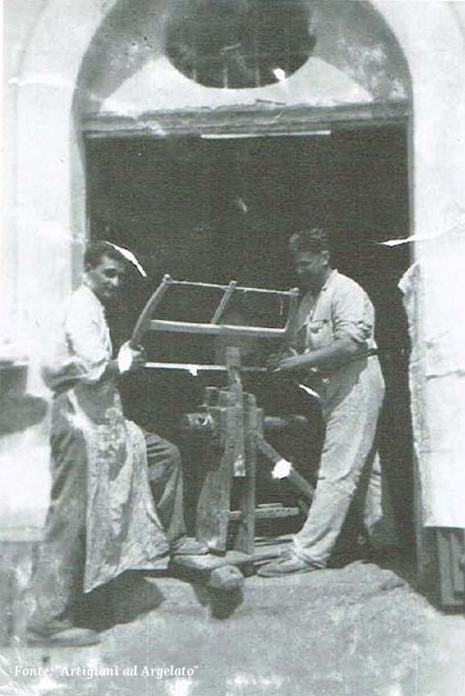 Botteghe storiche Argelato Angelini Ilario Angelini e Giuseppe Cevolani ai Ronchi anni 30
