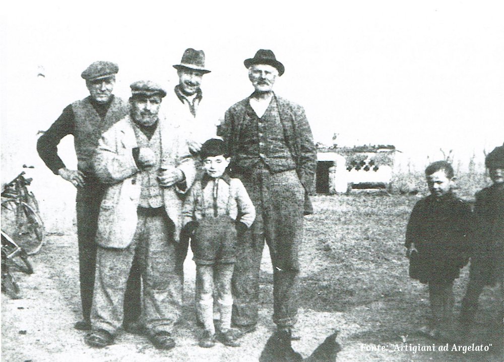 Vincenzo Angelini e la famiglia ad Argelato negli anni 40