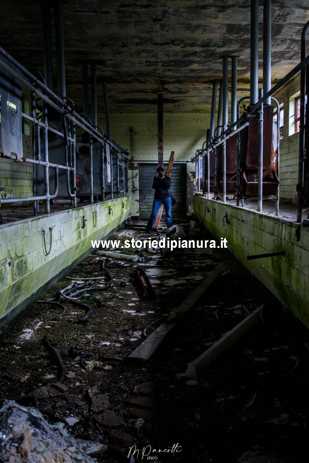 Sala mungitura abbandonata