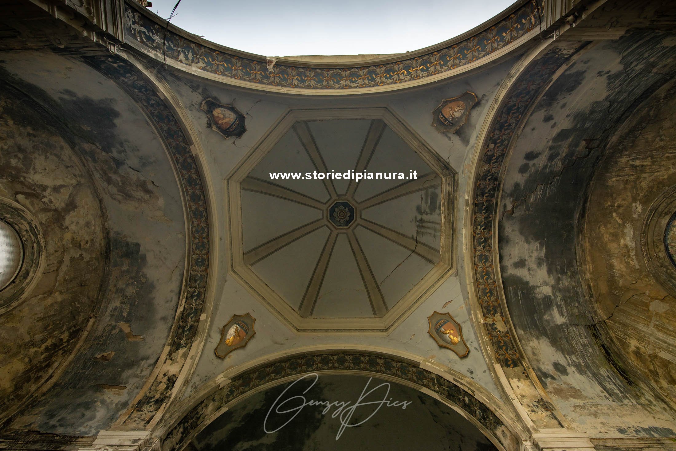 Cupola chiesa abbandonata di Raveda