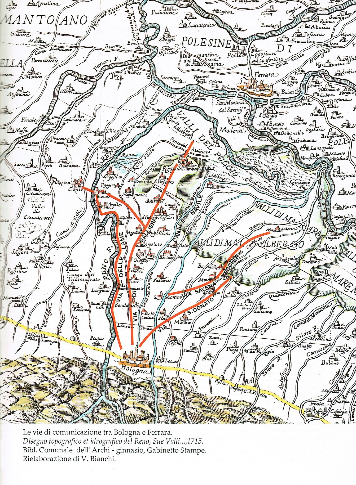 Percorsi antichi da Bologna a Ferrara