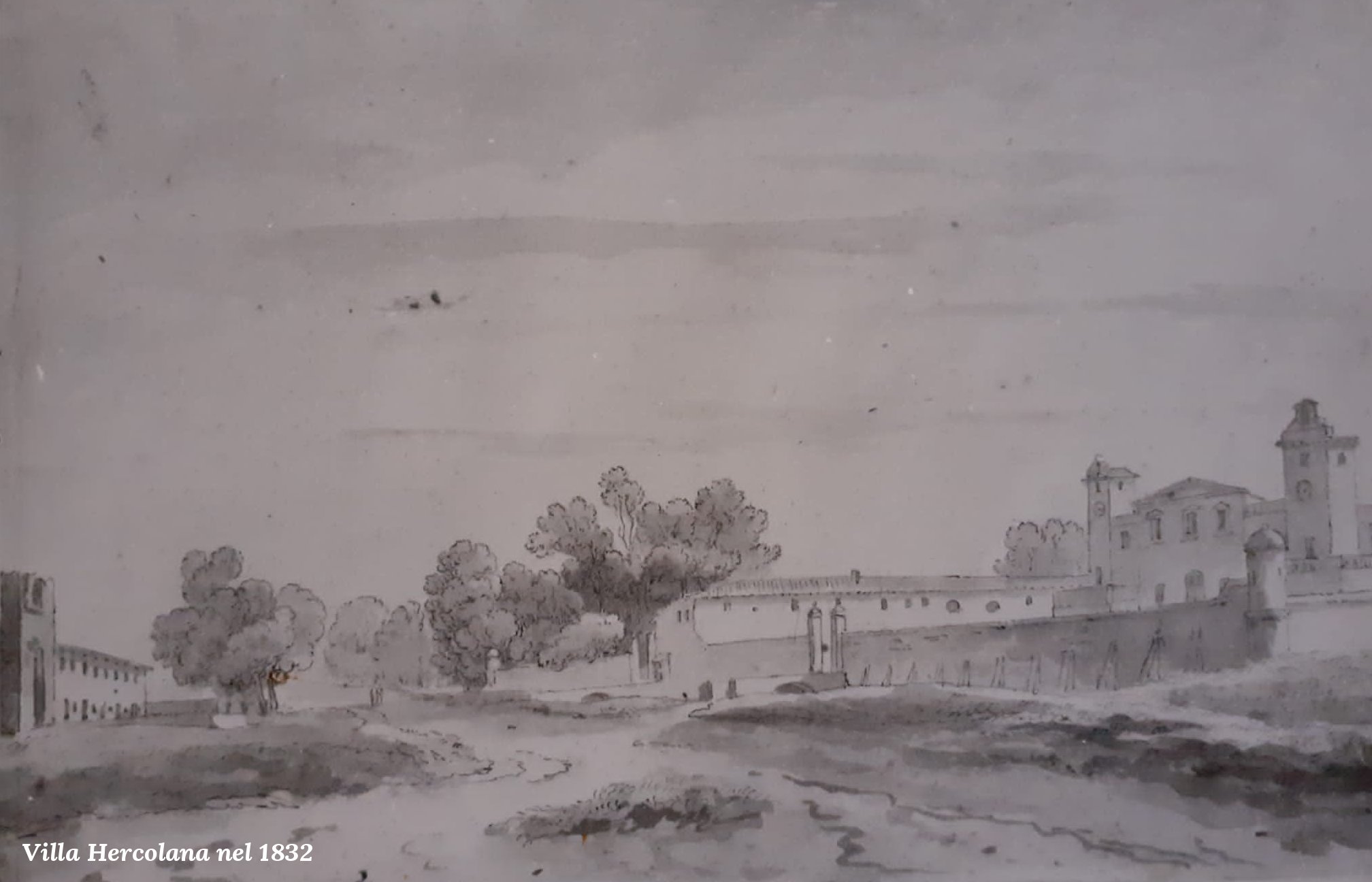 Villa Hercolana nel 1832