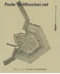 Pianta della Lunetta Gamberini