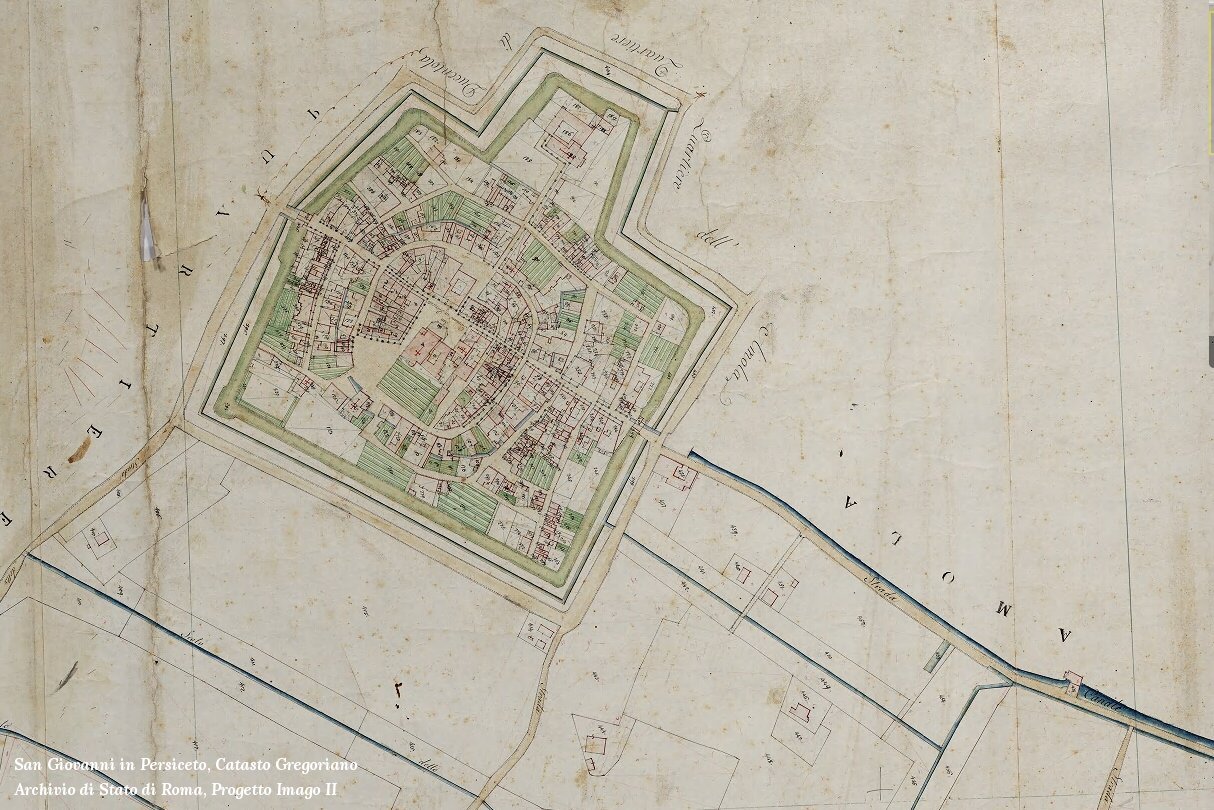 San Giovanni Persiceto, Catasto Gregoriano