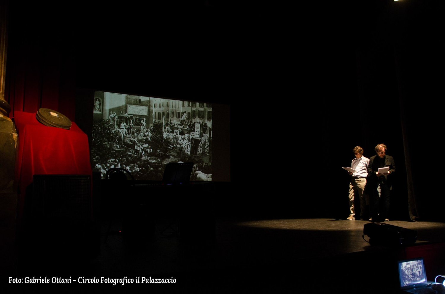 Andrea Cortesi e Vincenzo Forni sul palco