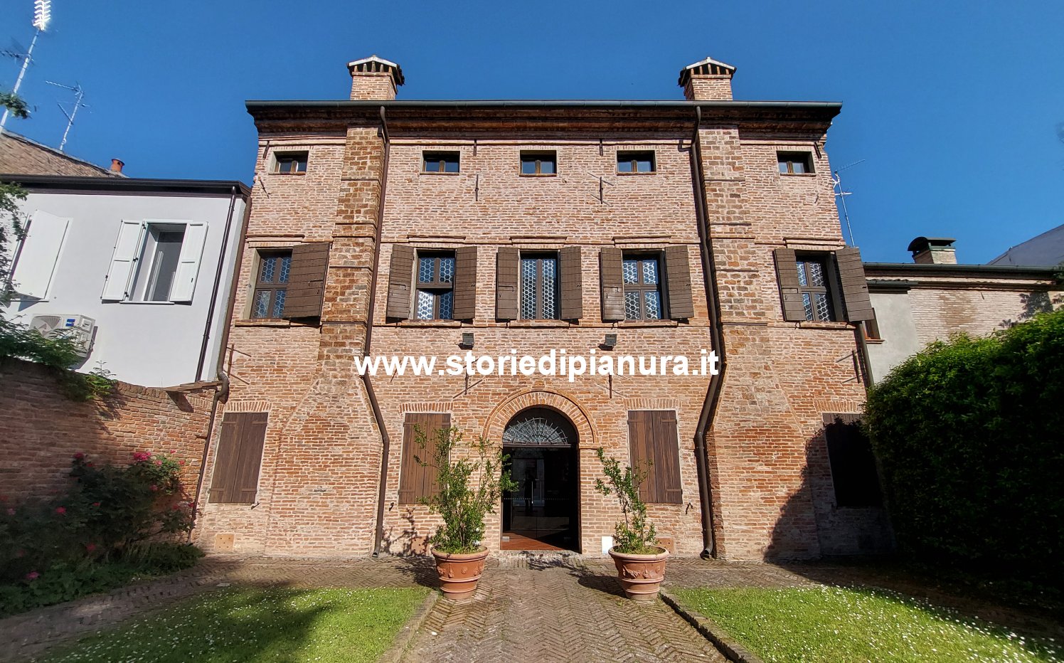 Casa Ariosto di Ferrara, vista dal cortile interno