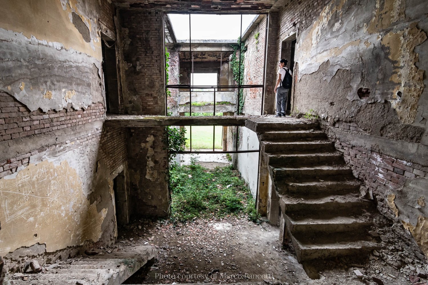 All'interno di Villa Muggia di Imola