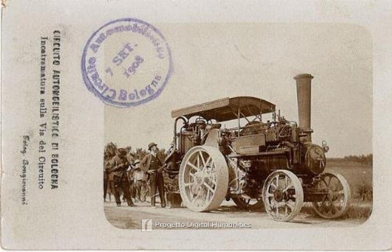 Incatramatura strade Bologna 1908