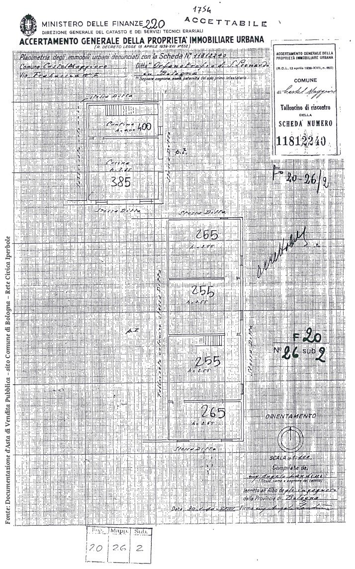 Casa-Torre Colombari di Castel Maggiore proprietà San Leonardo Bologna