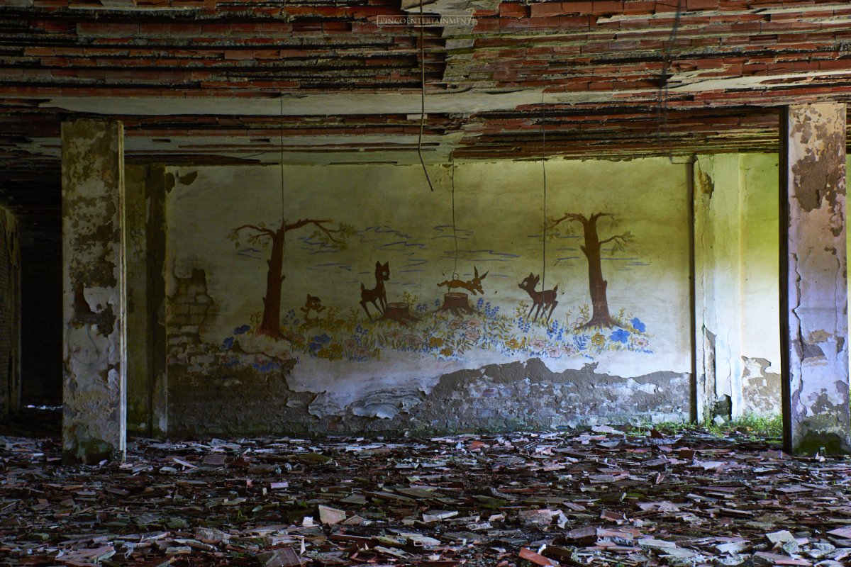 Colonia Varese Milano Marittima - disegni Walt Disney