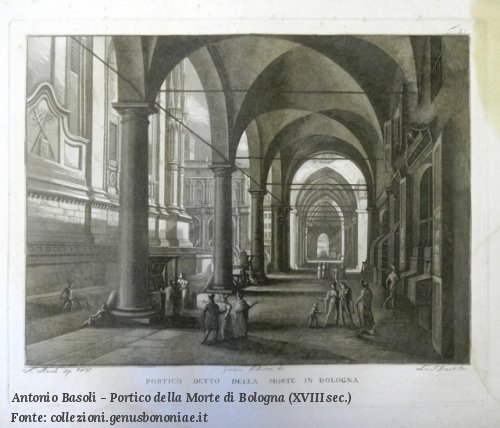 Portico della Morte di Bologna, Antonio Basoli (sec. XVIII)