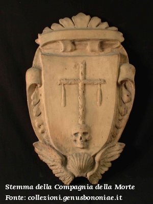 Stemma della Compagnia della Morte di Bologna