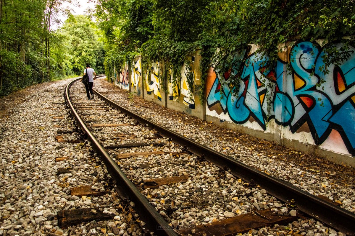 Tracciato ferroviario attorno alla Distilleria Eridania
