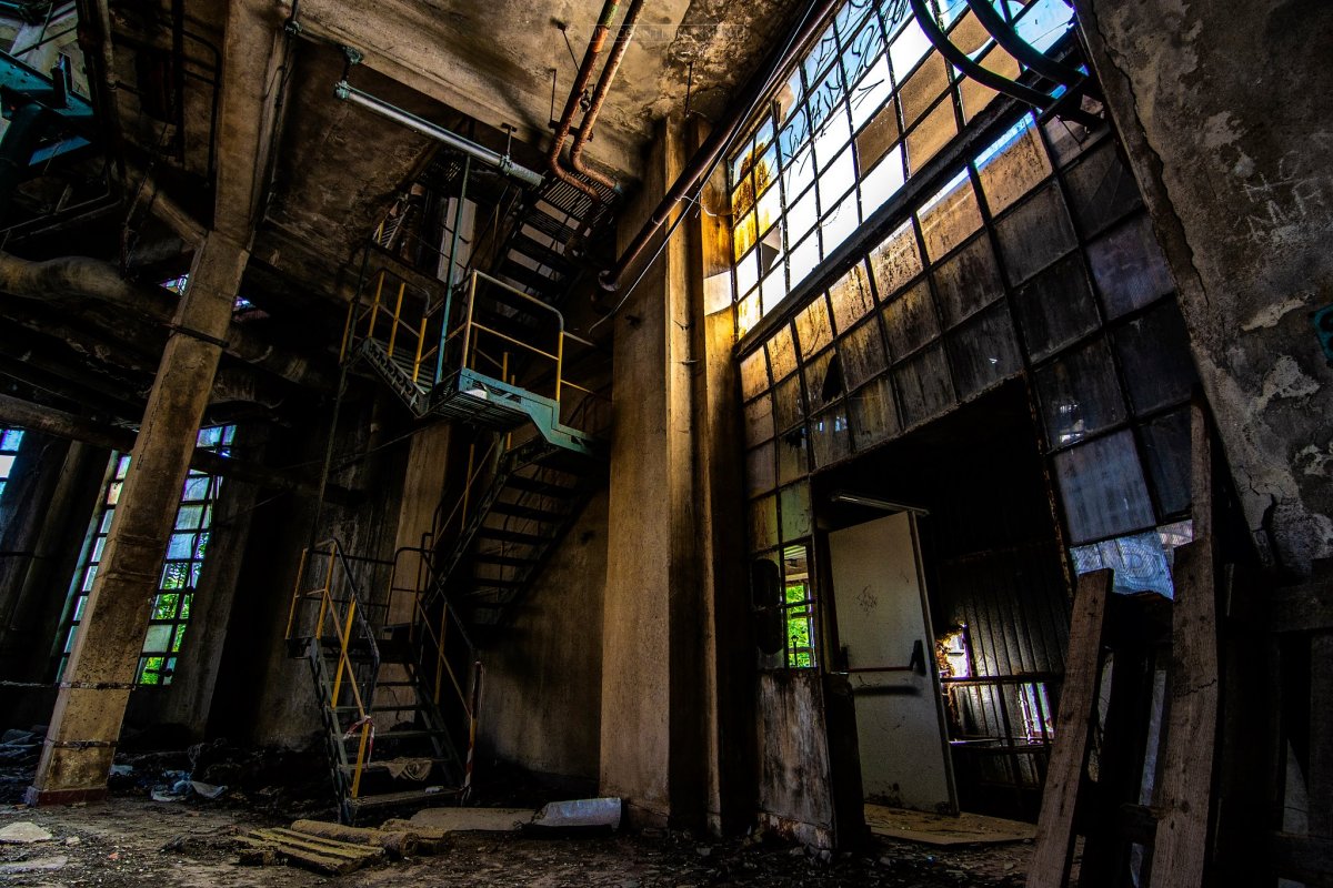 Interno della Distilleria Eridania di Ferrara