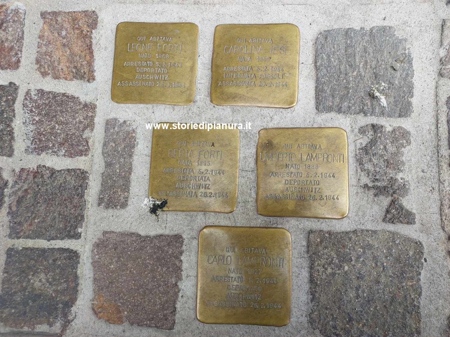 Pietre d'Inciampo, Ferrara