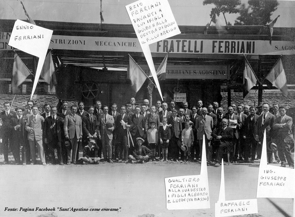 Ferriani - Mostra macchine agricole di Ferrara, 1924