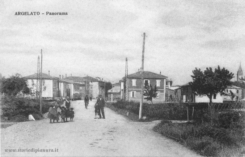 Argelato, cartolina del '900
