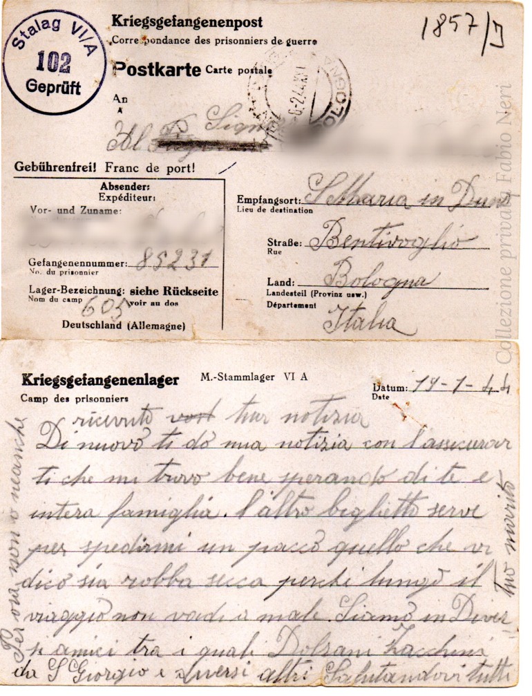 IMI Campo di prigionia Stalag VI A