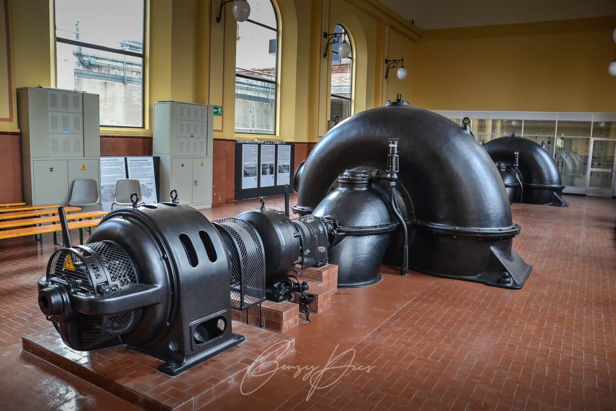 Interno di stabilimento idrovoro provincia bologna