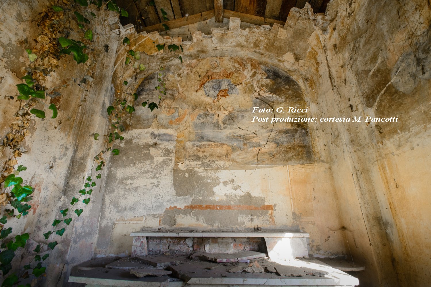 Affresco Madonna, Oratorio S. Antonio