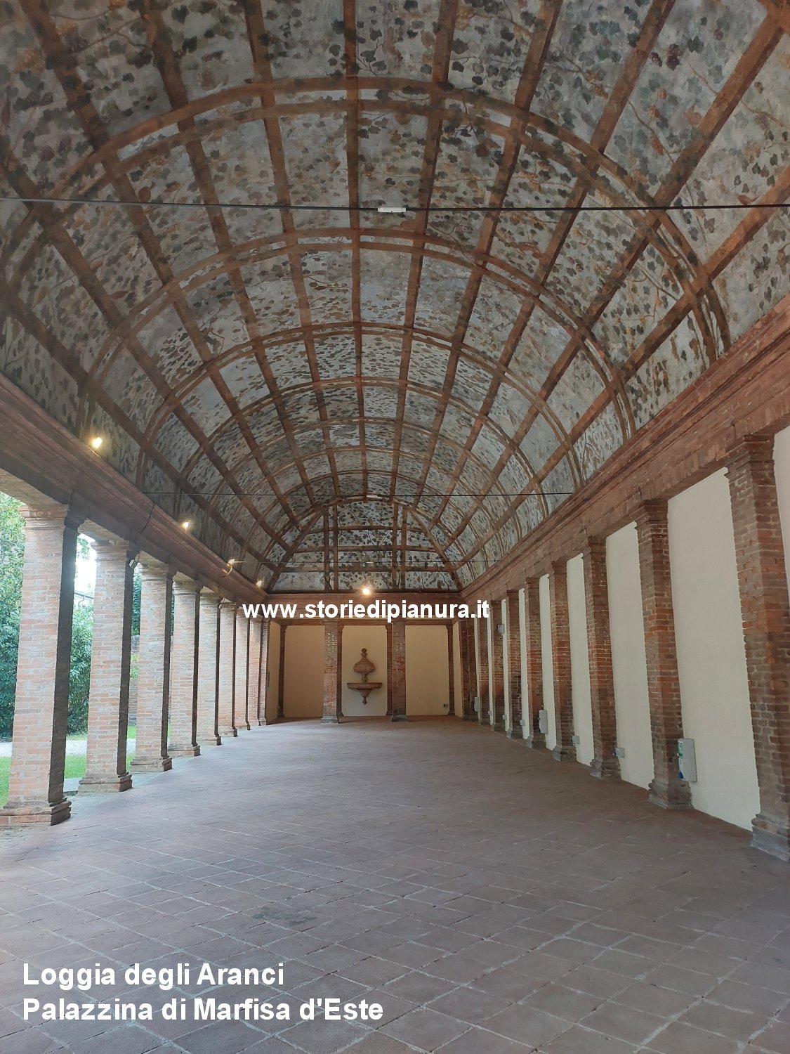 Loggia degli Aranci, Palazzina di Marfisa d'Este, Ferrara