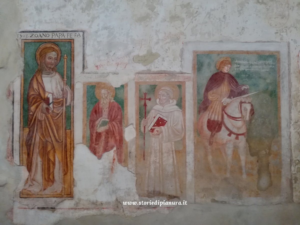 Santi nell'Oratorio della Crocetta di Cento