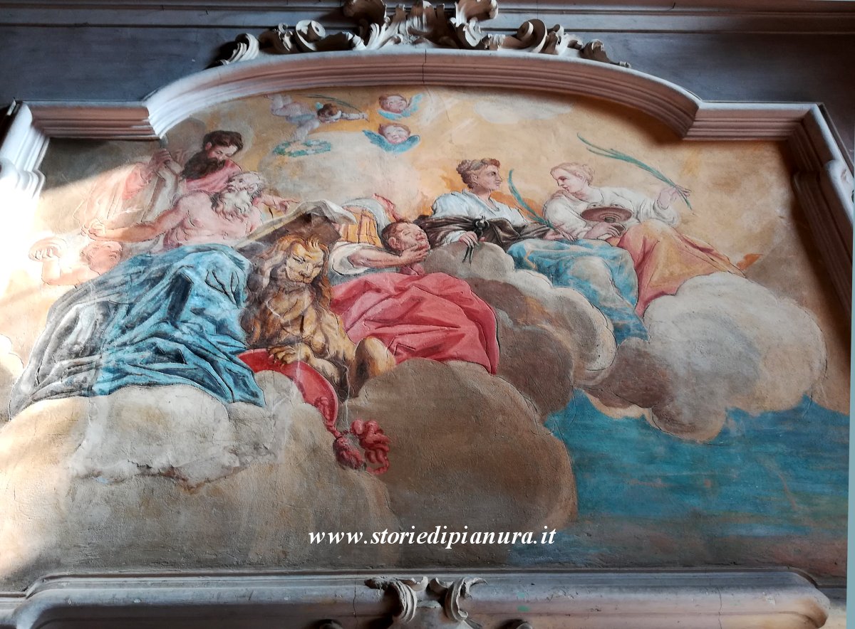 Oratorio Santa Liberata, Cento - affresco del XVIII secolo Oratorio Santa Liberata, Cento - affresco del XVIII secolo