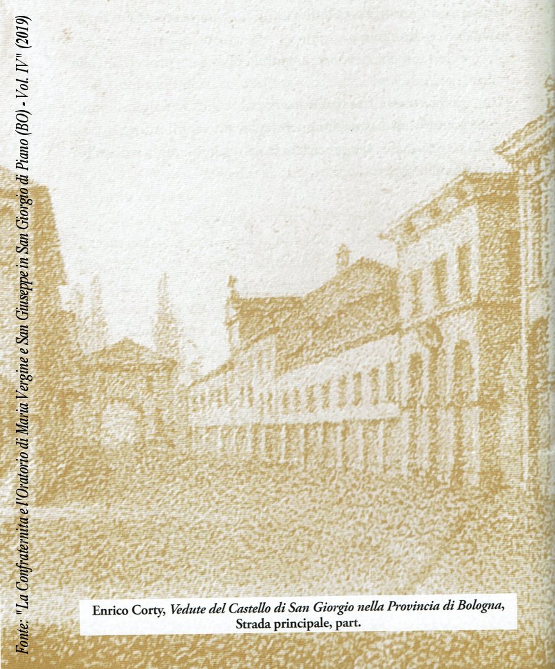 Enrico Corty - Veduta di San Giorgio di Piano