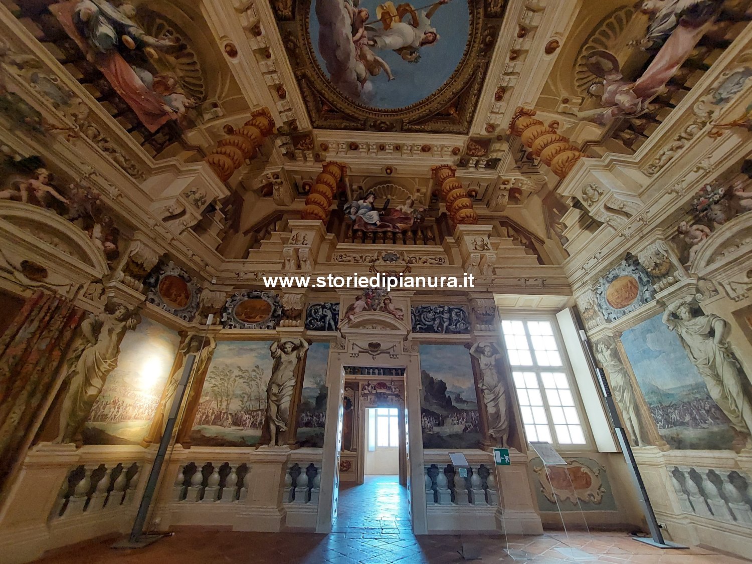 Gli affreschi illusionistici del Palazzo Ducale di Sassuolo