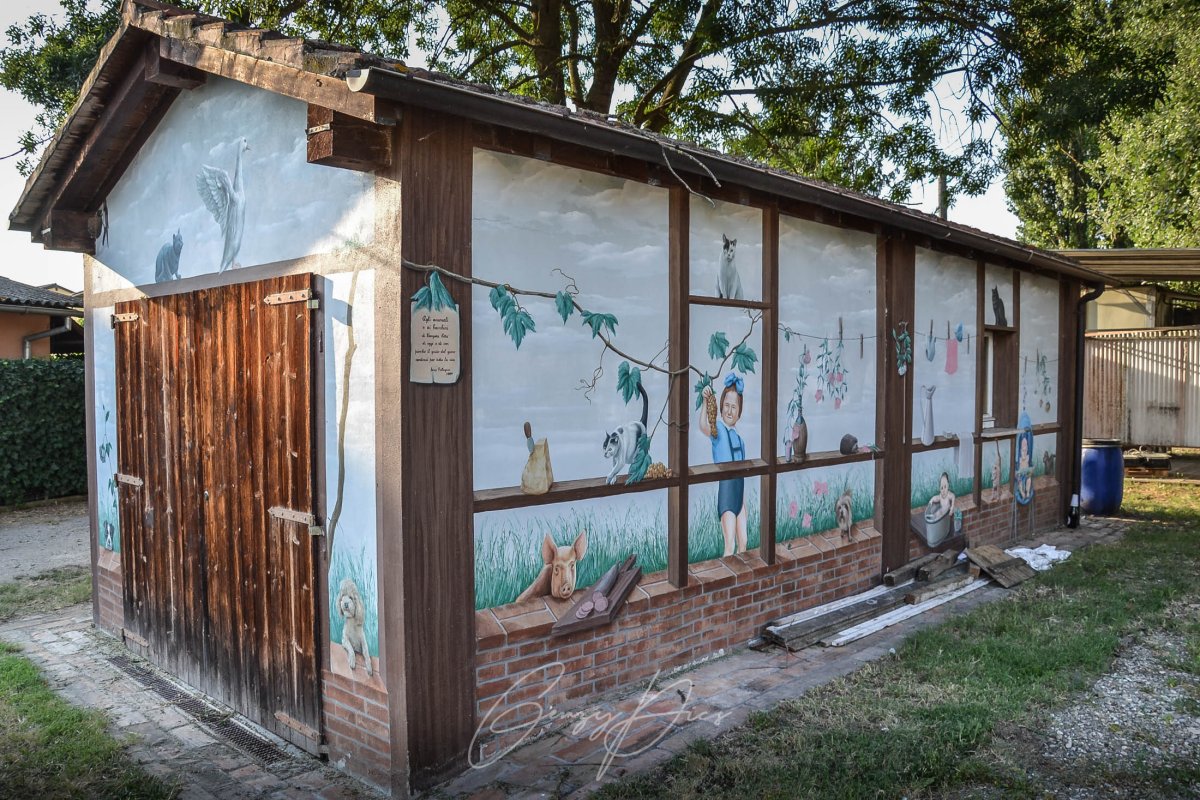 Capanno dipinto di Borgata Città