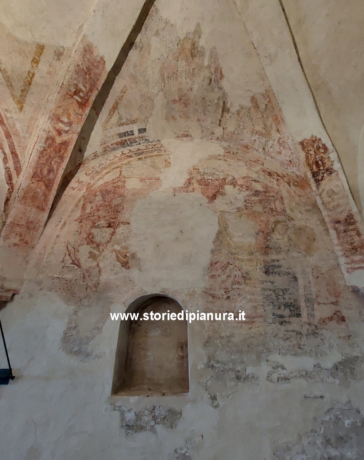 Disputa coi dottori, affresco medievale