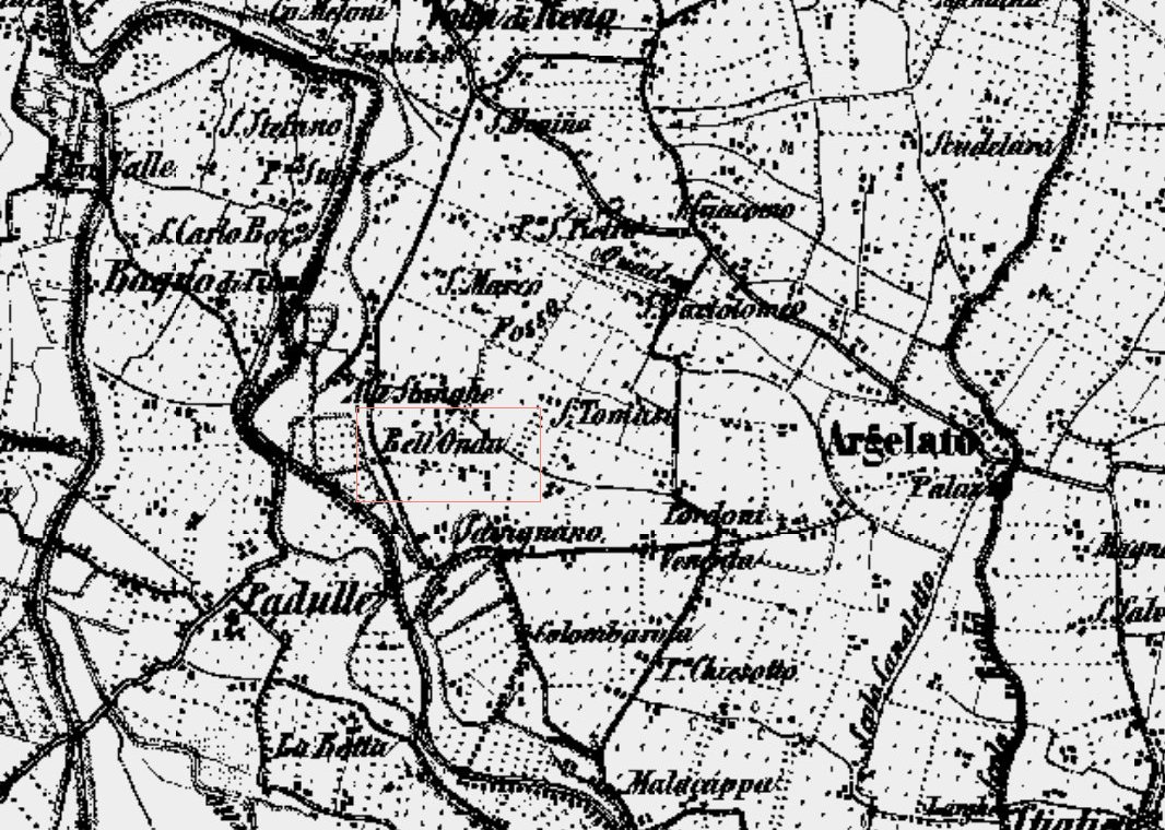 Cartografia Argelato 1853-1895