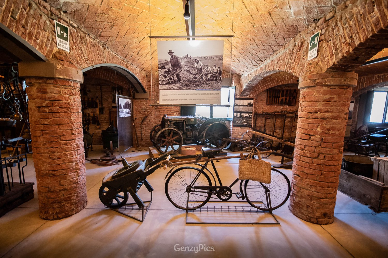 Bicicletta dello scariolante al Museo di Mirabello