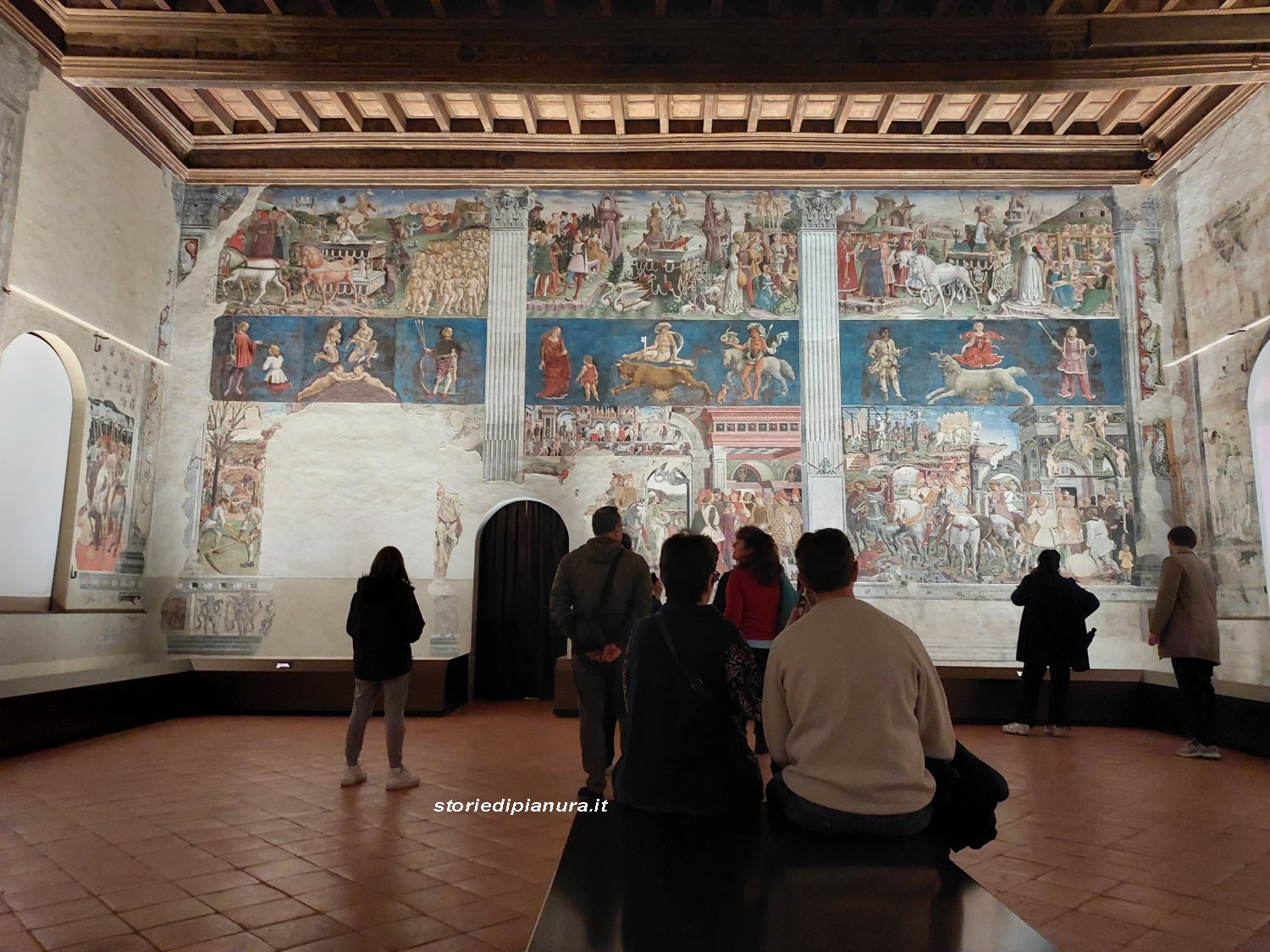 Nuovo allestimento del Salone dei Mesi