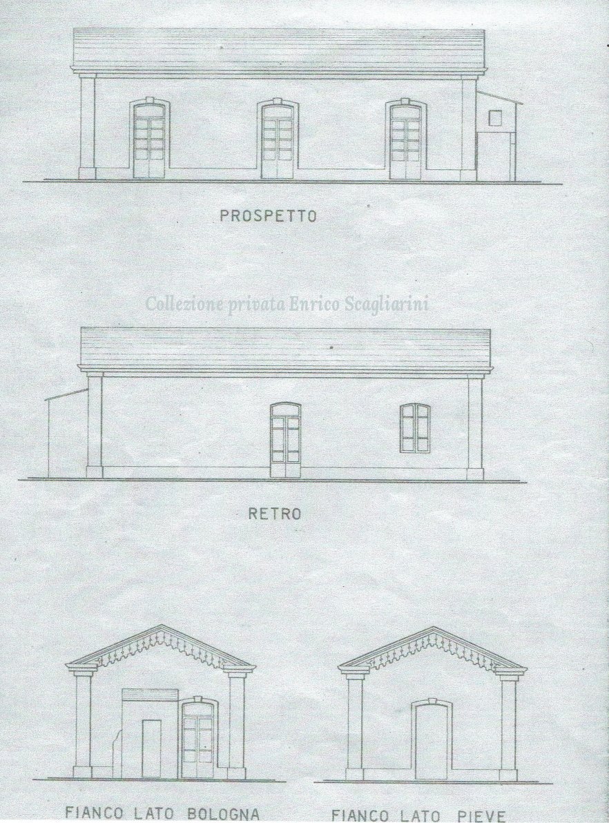 Planimetria fabbricato viaggiatori Argelato