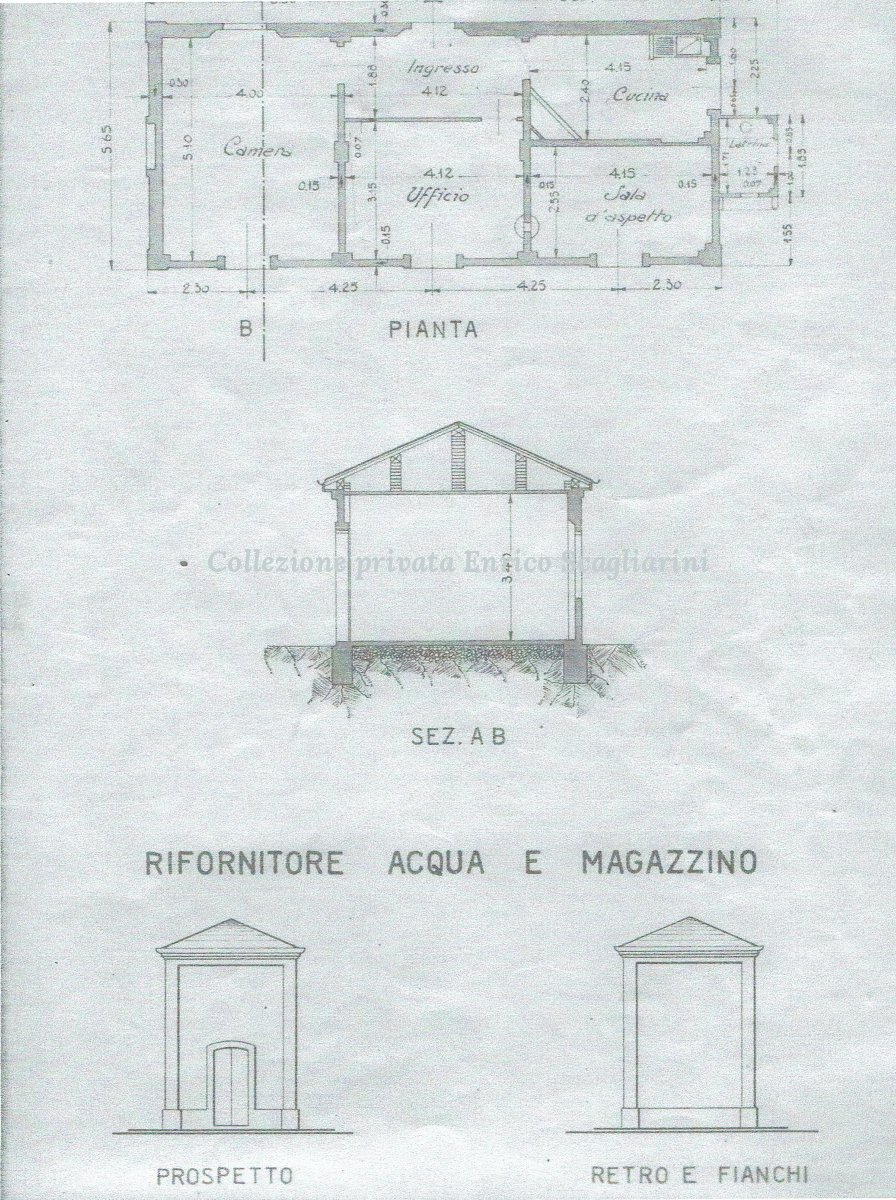 Planimetria fabbricato viaggiatori Argelato