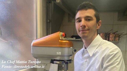 Mattia Turcato, chef della Trattoria La Piazzetta
