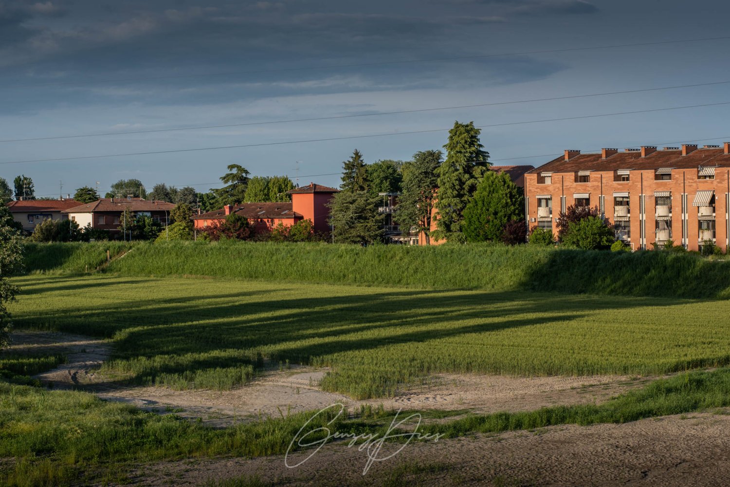 Trebbo di Reno e Longara al tramonto