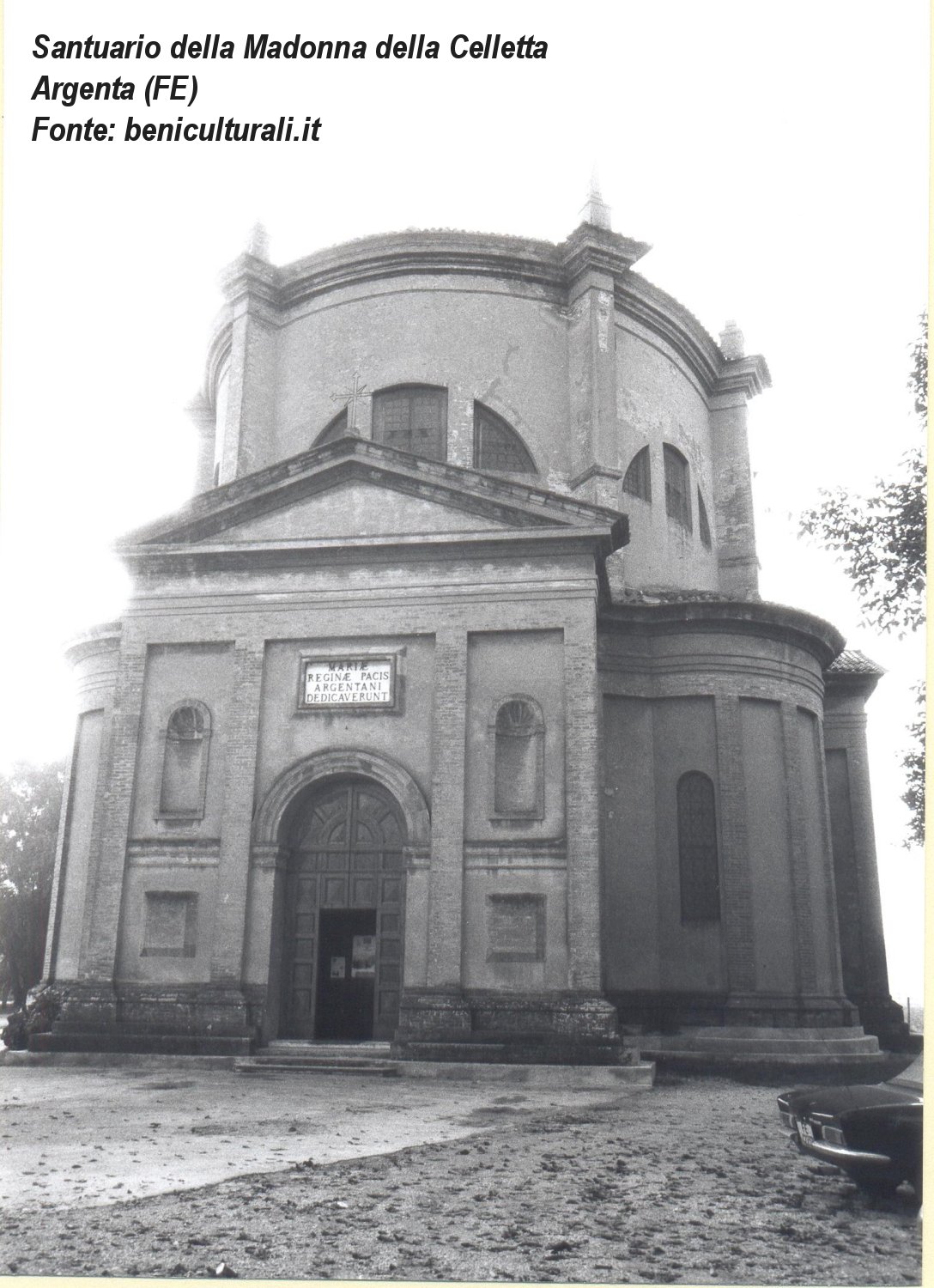 Santuario della Madonna della Celletta, Argenta