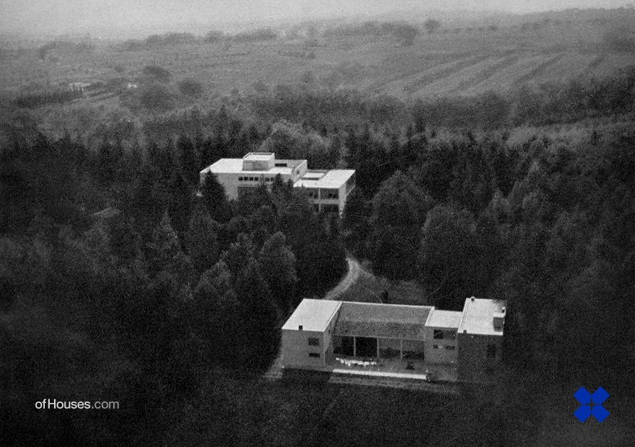 Panoramica di Villa Muggia e suoi annessi