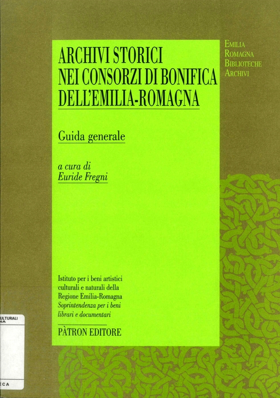 Guida Archivi storici nei consorzi di bonifica